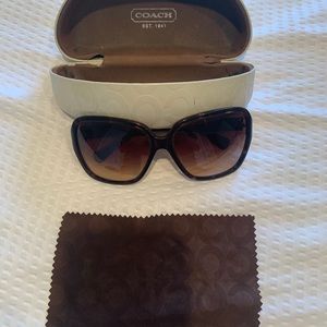 Coach sunglasses with case